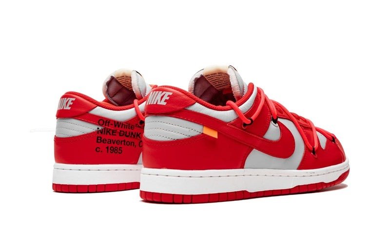 Nike Dunk Low Off-White University Red - The Sneaker Doctor